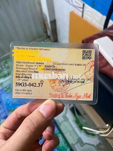 Vario 125 date 2022 bản đen full, lướt 98%, 9 chủ