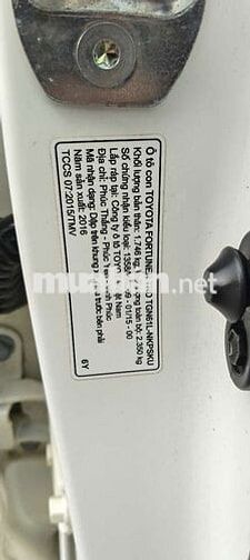 Fortuner 2016 bản cao cấp 89.000km