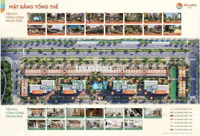 BÁN CĂN HỘ 𝐒𝐎𝐋𝐀𝐑𝐈𝐀 𝐑𝐈𝐒𝐄 CHỈ TRẢ GÓP 8tr/Tháng, Ký HĐMB chỉ 160tr