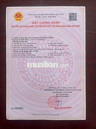 GIẢM 300 TRIỆU CĂN NHÀ MẶT TIỀN ĐẦU KHU DÂN CƯ 
