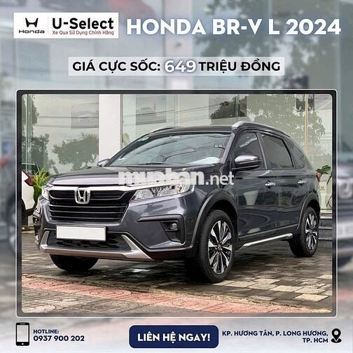 Honda BR-V L 2024 Xám 28.000 km