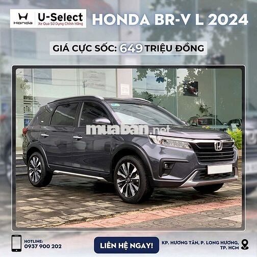 Honda BR-V L 2024 Xám 28.000 km