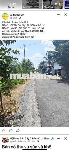 Bán đất 200m2 full thổ xác chợ kinh 12