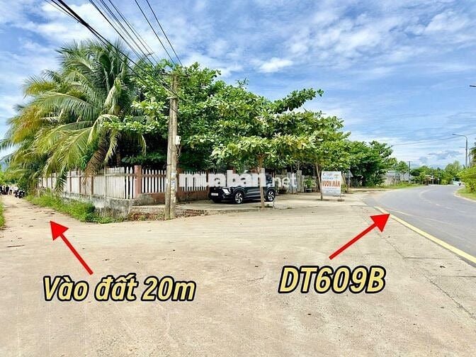 Sát DT609B vào chỉ 20m, đường ô tô, giá đầu tư F0 chỉ 8xxtr/lô