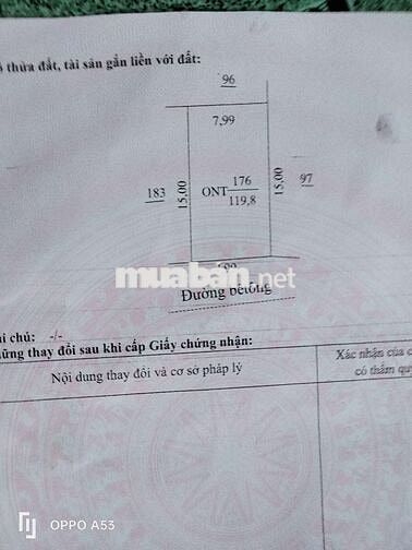 E cần bán căn nhà mặt tiền đường lộ trong 3,5m xe hơi tới nhà