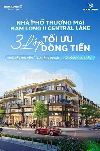 ĐẤT NỀN NHÀ PHỐ DỰ ÁN NAM LONG CENTRAL LAKE