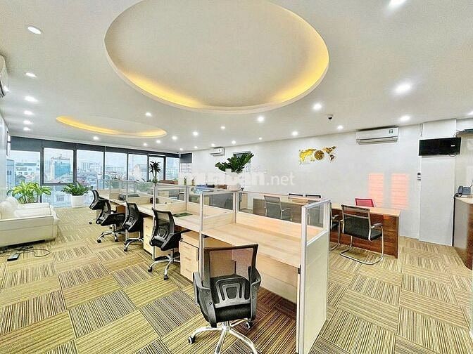 Cho thuê văn phòng Nguyên Hồng 100m2 chỉ từ 14tr vuông đét mặt tiền 8m