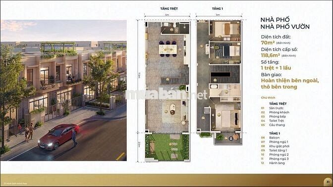 Nhà phố Compound VSIP 3 Lan Anh Avenue chỉ từ 2,69 tỷ/căn có sổ ở ngay