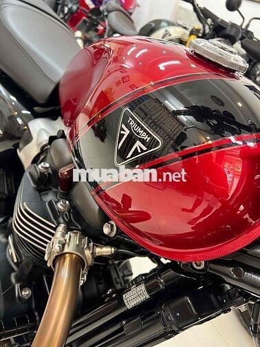 TRIUMPH SPEED TWIN 2024 RED CARNIVAL LIKE NEW