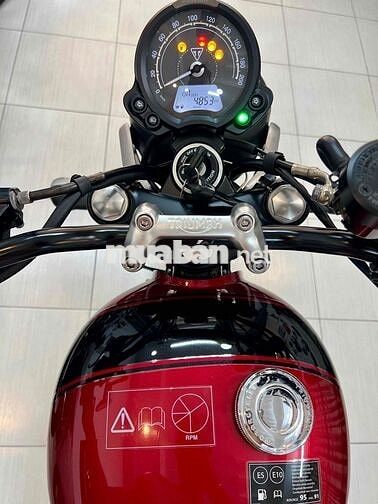 TRIUMPH SPEED TWIN 2024 RED CARNIVAL LIKE NEW