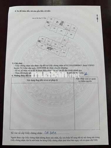 Bán căn hộ 84m2 Chung cư An Lạc Mỹ Đình. 2PN + 2WC. LH ***