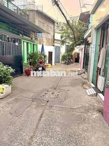 bán nhà gần chợ phú lâm  4m3×13m hẻm 5m đường tân hòa đông