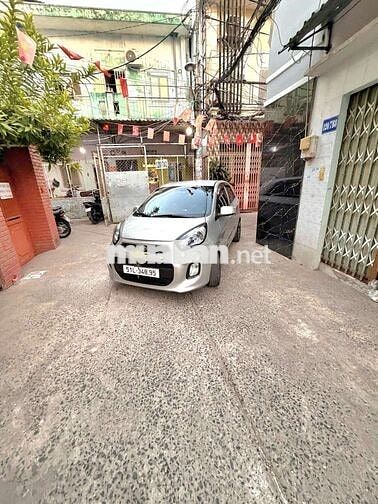bán nhà gần chợ phú lâm  4m3×13m hẻm 5m đường tân hòa đông