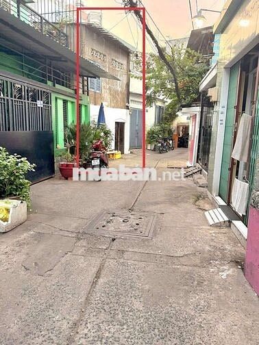 bán nhà gần chợ phú lâm  4m3×13m hẻm 5m đường tân hòa đông