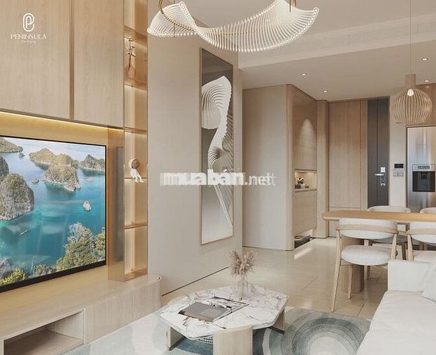 CĂN 2PN TẦNG 28 VEN SÔNG HÀN CHỈ 5.339 TỶ - DỰ ÁN PENINSULA