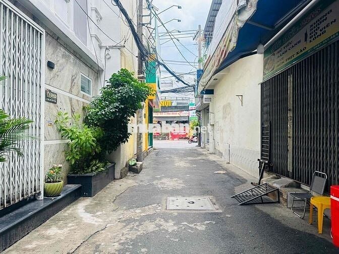 NHÀ HẺM SÁT MẶT TIỀN LÊ VĂN THỌ GÒ VẤP GẦN CV LÀNG HOA