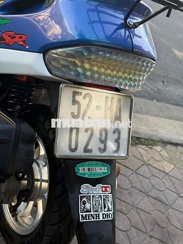 Honda Dio SR Xanh trắng máy 44 ngoại hình kiểng