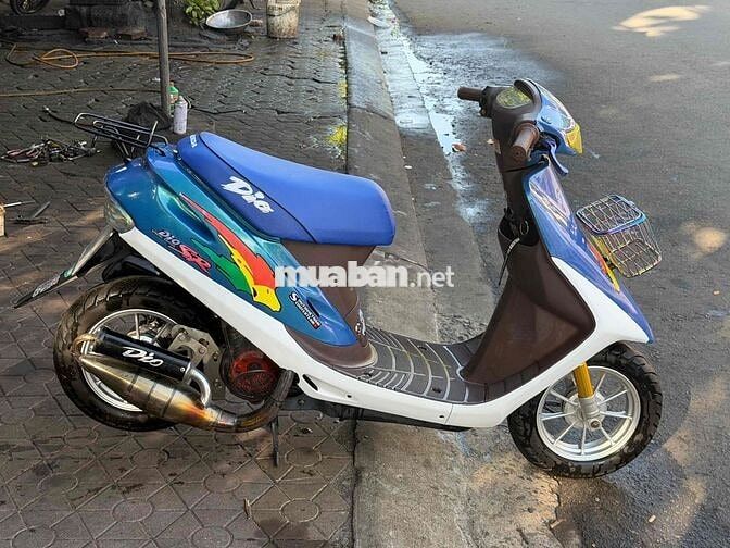 Honda Dio SR Xanh trắng máy 44 ngoại hình kiểng