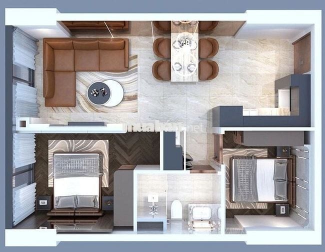 CHÍNH CHỦ CẦN BÁN CĂN HỘ 1PN1 REGALCOMPLEX TÀI CHÍNH NHẸ TIỀM NĂNG CAO