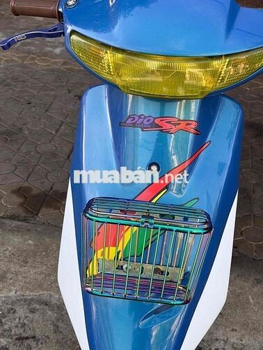 Honda Dio SR Xanh trắng máy 44 ngoại hình kiểng