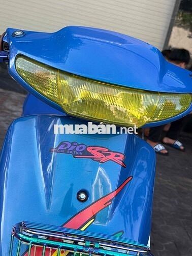 Honda Dio SR Xanh trắng máy 44 ngoại hình kiểng