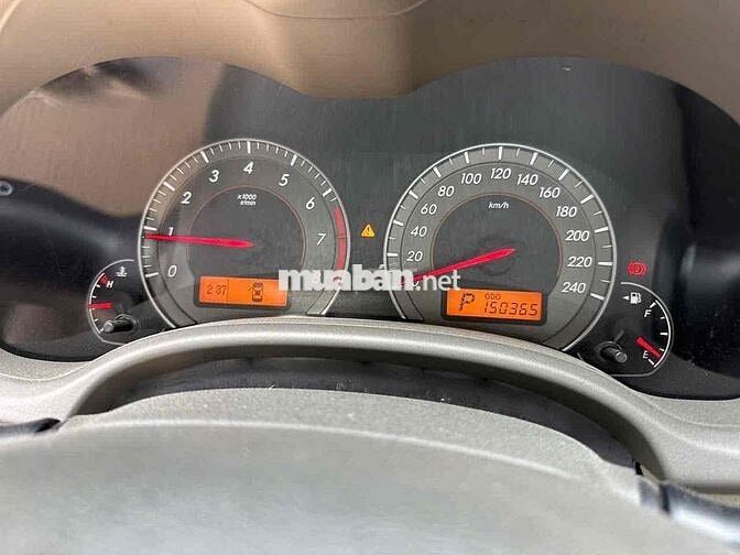 Toyota Corolla 2008 Vàng cát 150365 km