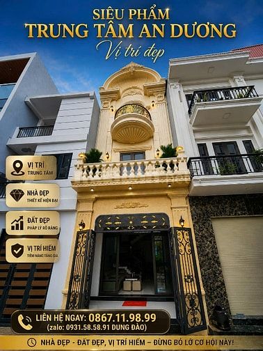 Cần bán căn 3 tầng full nội thất ngay trung tâm Phường An Dương. HP