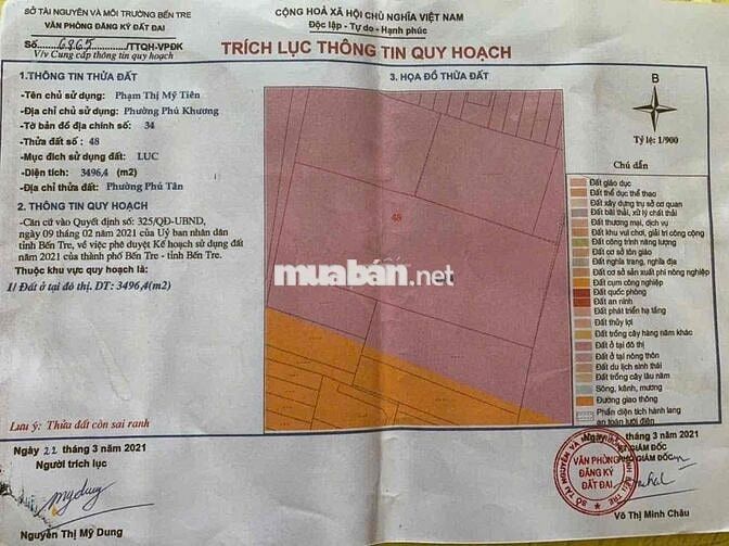 BÁN ĐẤT PHƯỜNG PHÚ TÂN, GẦN CHỢ TÚ ĐIỀN, HẺM SÂN BIA