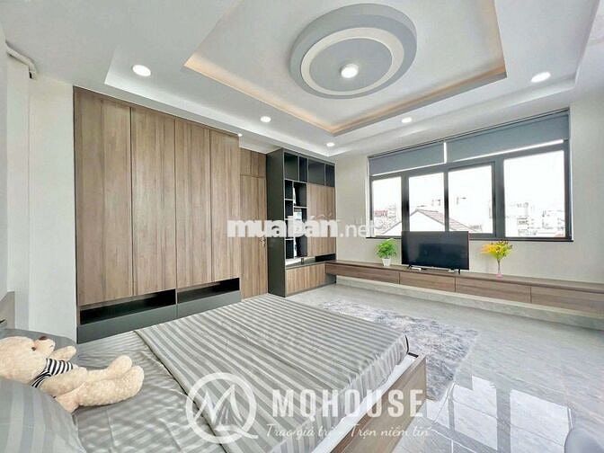 CHO THUÊ CĂN HỘ 1PN BAN CÔNG FULL NỘI THẤT GIÁ TỐT NGAY CV LÀNG HOA