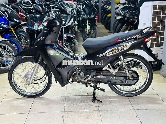 XE MÁY THỊNH PHÁT- WAVE A 110 ĐEN NHÁM 2023 ĐỘ ĐẸP