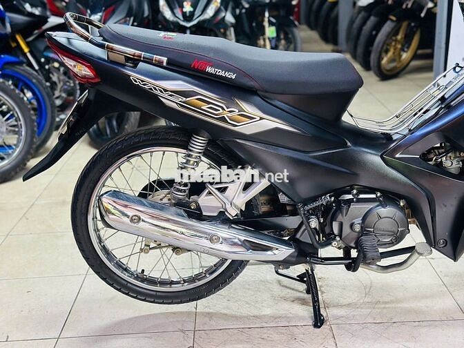 XE MÁY THỊNH PHÁT- WAVE A 110 ĐEN NHÁM 2023 ĐỘ ĐẸP