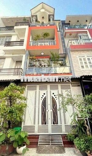NHÀ 4 TẦNG HẺM VIP 8M HƯƠNG LỘ 2 THÔNG LV.QUỚI