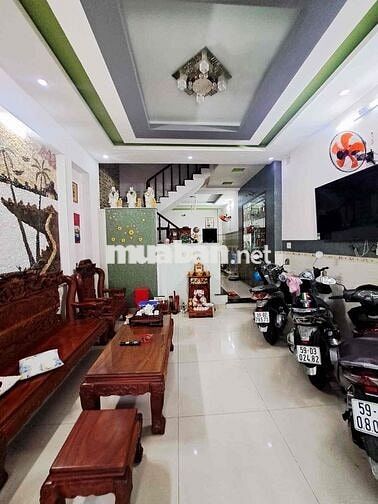 NHÀ 4 TẦNG HẺM VIP 8M HƯƠNG LỘ 2 THÔNG LV.QUỚI