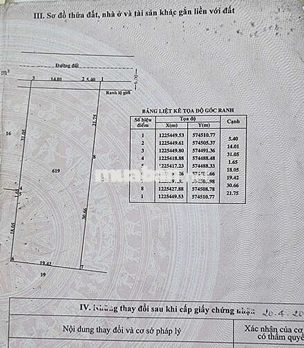 nhà vườn 20x50m đường trung lập