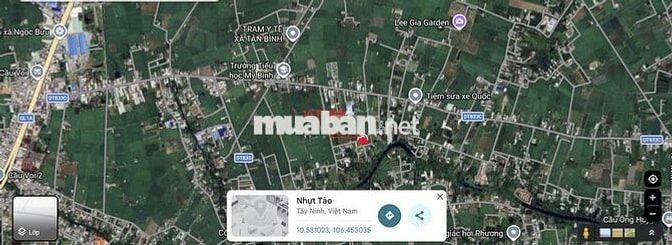 Chính chủ bán đất Mỹ Bình, Tân Trụ, 5x27, hẻm xe hơi 5m 620tr