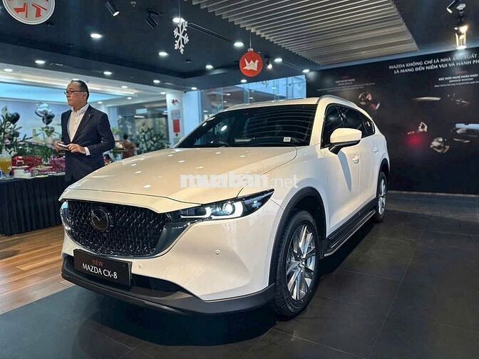 Mazda CX-8 Trắng 7 chỗ