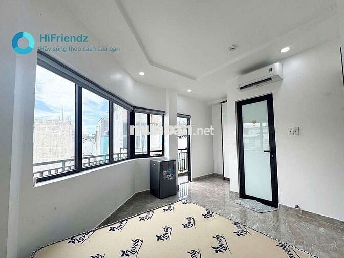 STUDIO BANCOL SIÊU THOÁNG NGAY CẦU BÔNG, CÓ THANG MÁY FULL NỘI THẤT 