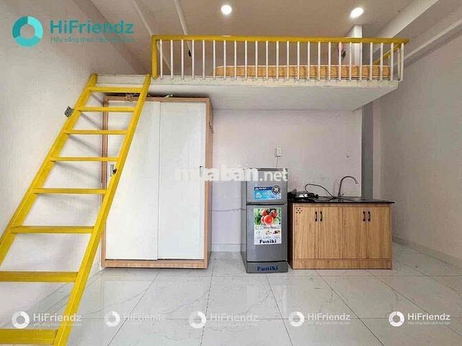 CHO THUÊ DUPLEX BAN CÔNG SIÊU RỘNG, FULL NỘI THẤT, NGAY CHỢ BÀ CHIỂU