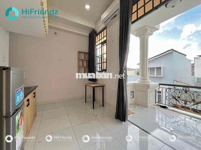 CHO THUÊ DUPLEX BAN CÔNG SIÊU RỘNG, FULL NỘI THẤT, NGAY CHỢ BÀ CHIỂU