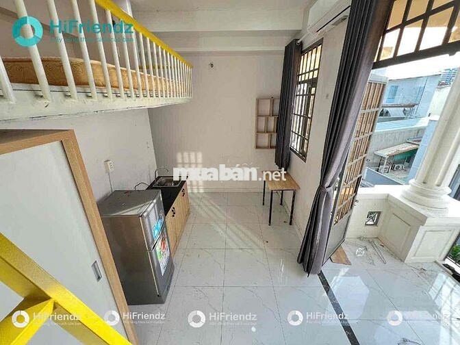 CHO THUÊ DUPLEX BAN CÔNG SIÊU RỘNG, FULL NỘI THẤT, NGAY CHỢ BÀ CHIỂU