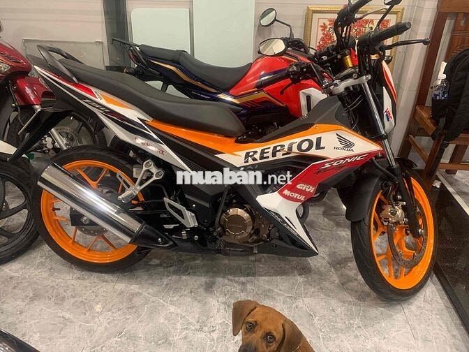 Honda Sonic Repsol Cam trắng đen