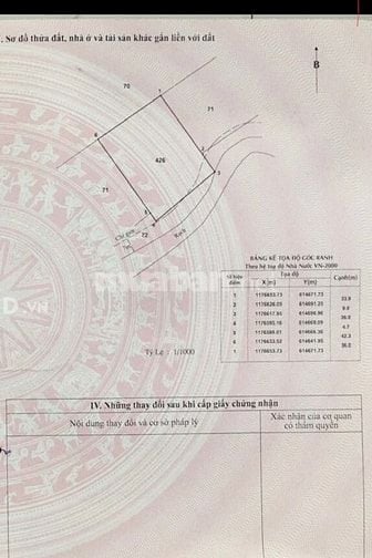 Cần bán 1361m2 đất CLN xã Bình Khánh, Cần  giờ (2,4 tỷ/trọn sổ)