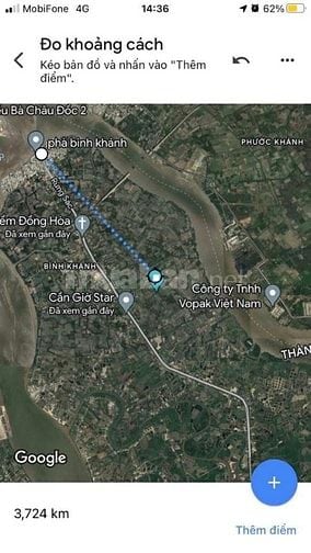 Cần bán 1361m2 đất CLN xã Bình Khánh, Cần  giờ (2,4 tỷ/trọn sổ)