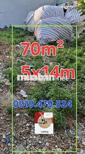 🔥 GẤP BÁN LÔ THỔ CƯ 70M² HẺM 5M LÊ TRỌNG TẤN - AEON TÂN PHÚ 5,2 TỶ TL