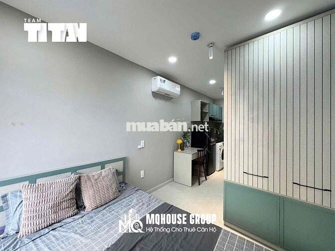 Khai Trương Studio, 1PN ban công Bình Thạnh gần chợ Bà Chiểu mới 100%