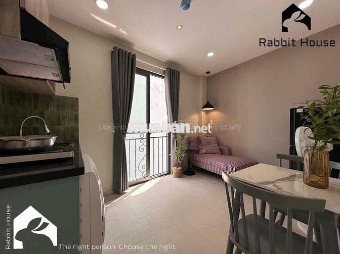 Khai Trương Studio, 1PN ban công Bình Thạnh gần chợ Bà Chiểu mới 100%