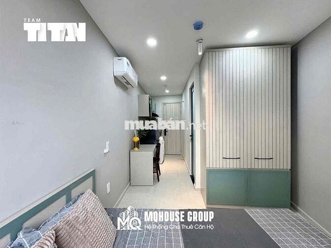 Khai Trương Studio, 1PN ban công Bình Thạnh gần chợ Bà Chiểu mới 100%