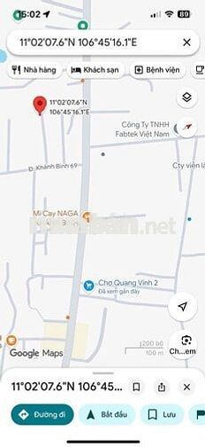 Đất sổ hồng Riêng 45m2 tc 100% Khánh Bình 69