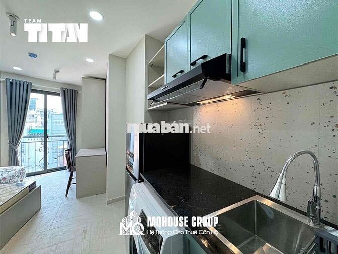 Khai Trương Studio, 1PN ban công Bình Thạnh gần chợ Bà Chiểu mới 100%