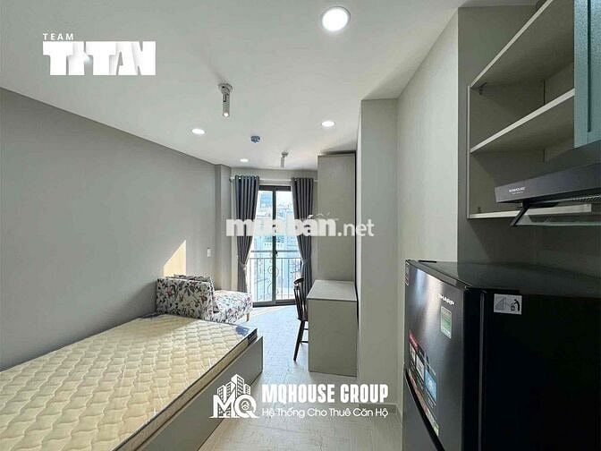 Khai Trương Studio, 1PN ban công Bình Thạnh gần chợ Bà Chiểu mới 100%